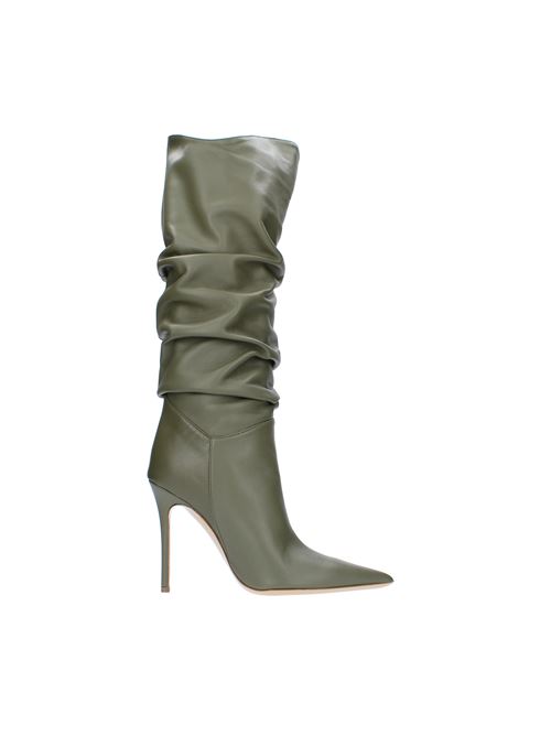 Scrunchy ILIO SMERALDO X Giulia Lellis leather boots ILIO SMERALDO | GIULIABOOT-3OLIVE